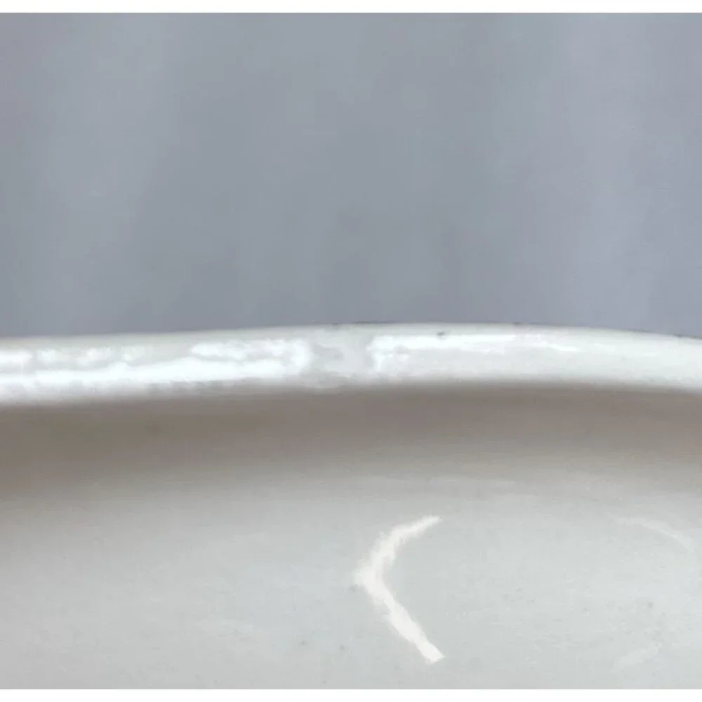 Vtg Miniature Staffordshire Style Bowl No Pitcher Brown Transferware Replacement